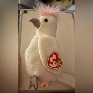 KUKU the Ty Beanie Baby Cockatoo in great shape!